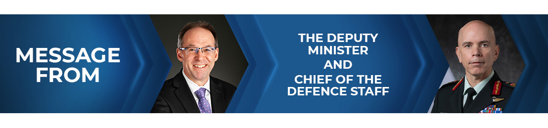 message from the deputy minister and chief of the defence staff