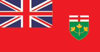 Le drapeau de l'Ontario