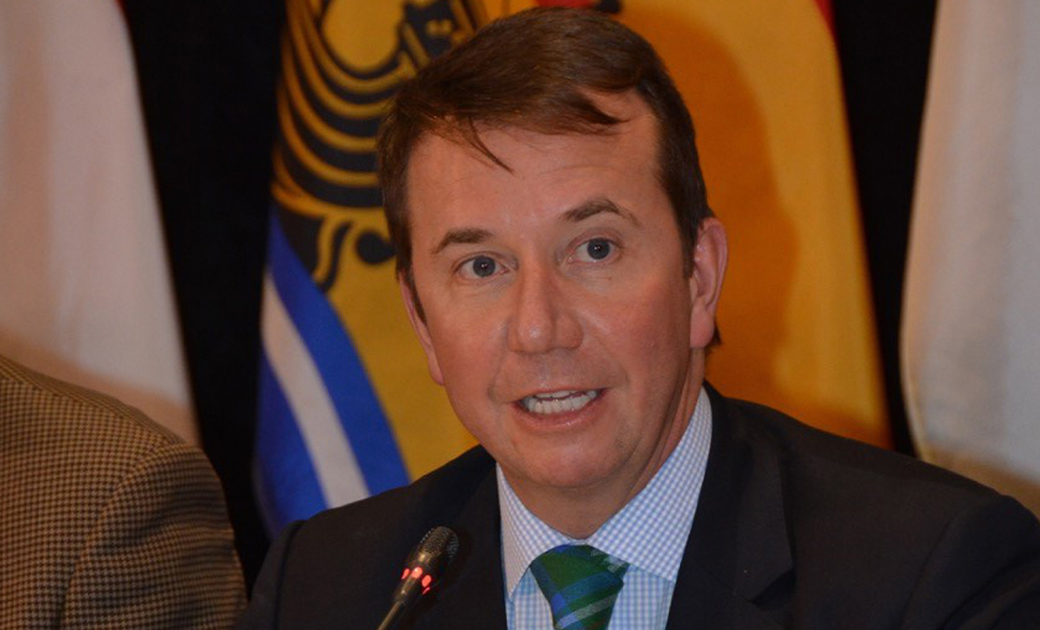 January 27, 2017 - The Honourable Scott Brison, President of the Treasury Board, speaks at a meeting of federal and provincial officials in Wolfville, Nova Scotia, to discuss progress on the Atlantic Growth Strategy.