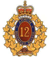 12e Régiment blindé du Canada badge