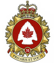 31 Canadian Brigade Group Badge