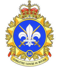 34 Canadian Brigade Group Badge