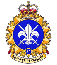 35 Canadian Brigade Group Badge