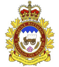 41 Service Batallion Badge