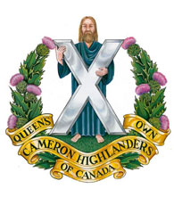 Queen's Own Cameron Highlanders of Canada badge