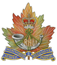 The Royal Hamilton Light Infantry crest