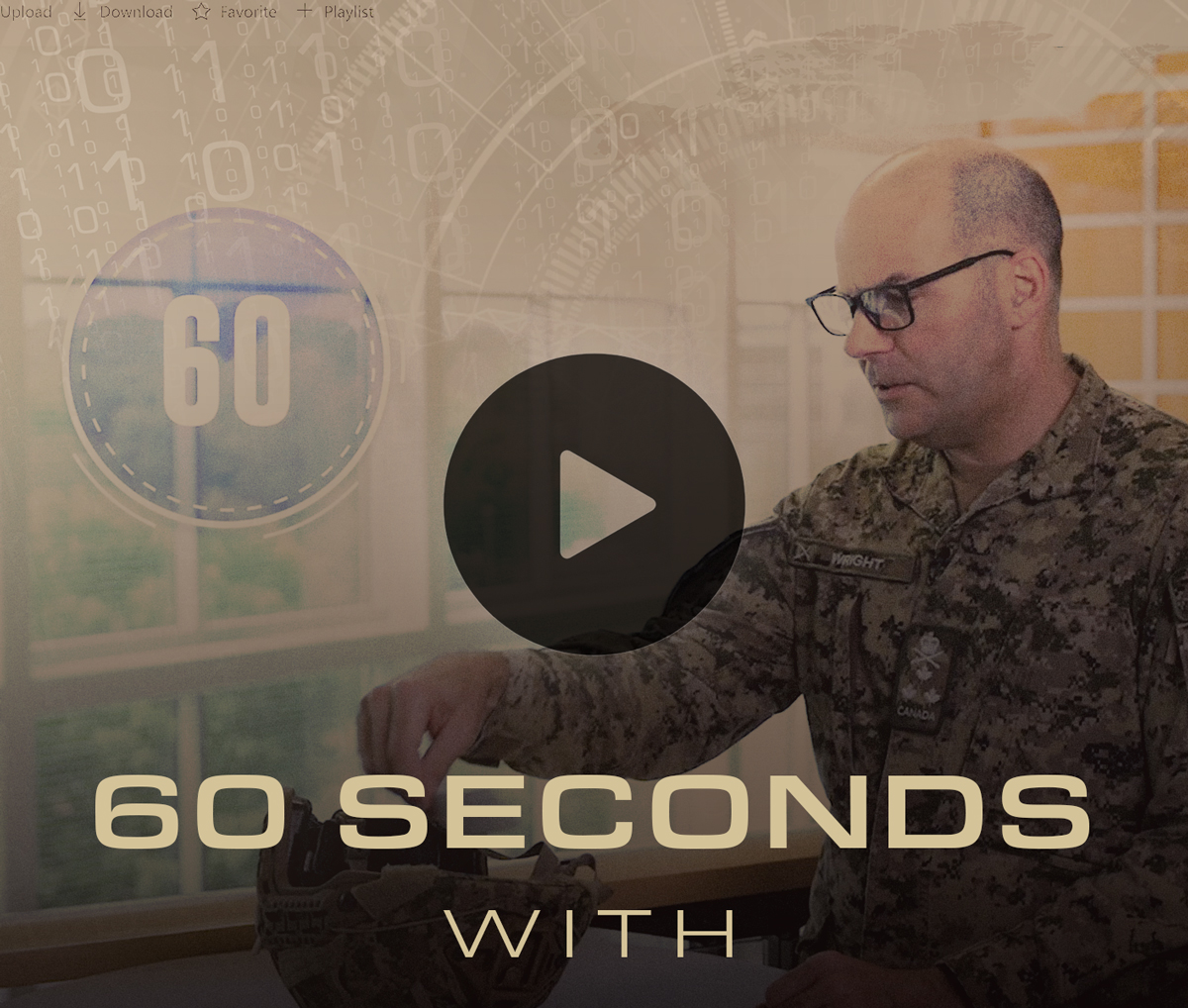 60 Seconds with… LGen Michael Wright, Commander Canadian Army