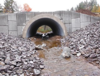 An new open bottom culvert 