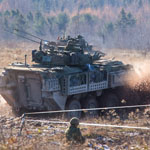More than 1,000 Canadian Army soldiers participate in Exercise COMMON GROUND II 2016 at 5th Canadian Division Support Group Gagetown, New Brunswick on November 12, 2016.  Photo: Joseph Comeau, Tactics School, 5th Canadian Division Support Group Gagetown GN26-2016-1156-012 