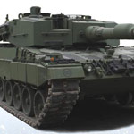 The Leopard 2A4 tank has superior fighting capabilities.