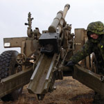The C3 Howitzer is a close support, field artillery weapon.