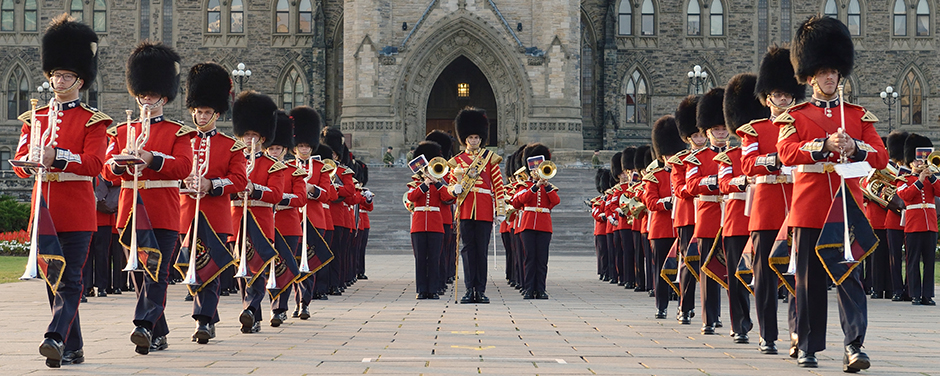 Slide - Ceremonial Guard members perform in the 2014 Fortissimo