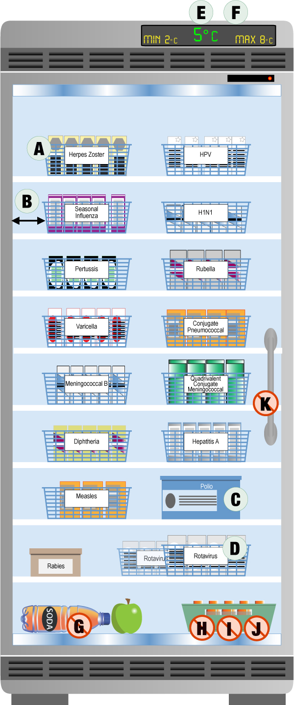 Walk In Cooler Food Storage Chart