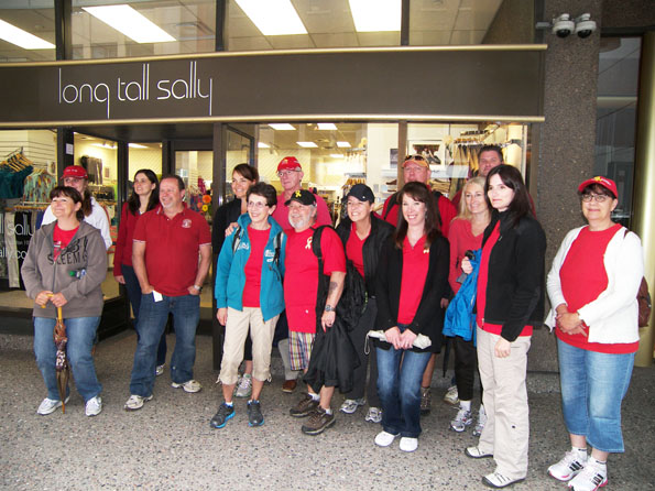 CFGB Red Shirt Walk/Run participants