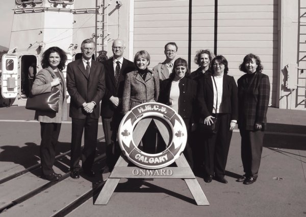 Management and Board Members tour Esquimalt, March 14, 2005.