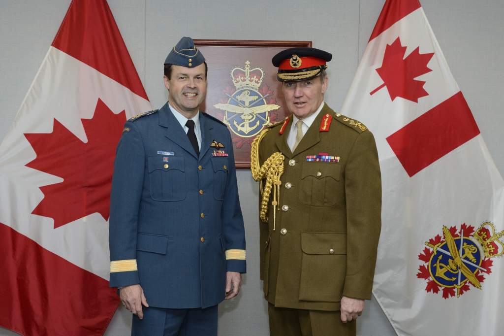General Tom Lawson and General Sir Nicholas Houghton