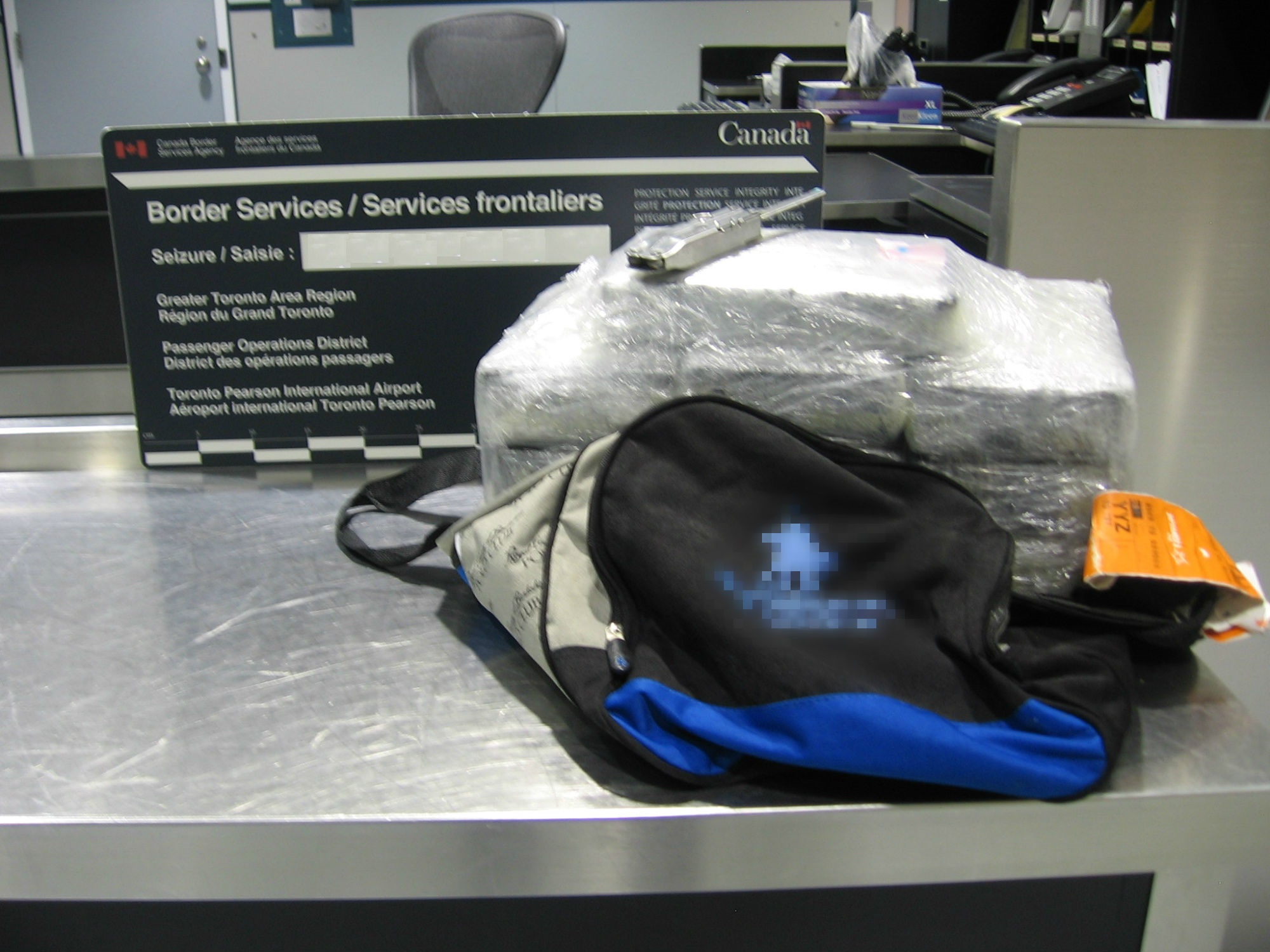 CBSA officers seize 12 kg of suspected cocaine at Pearson Airport ...