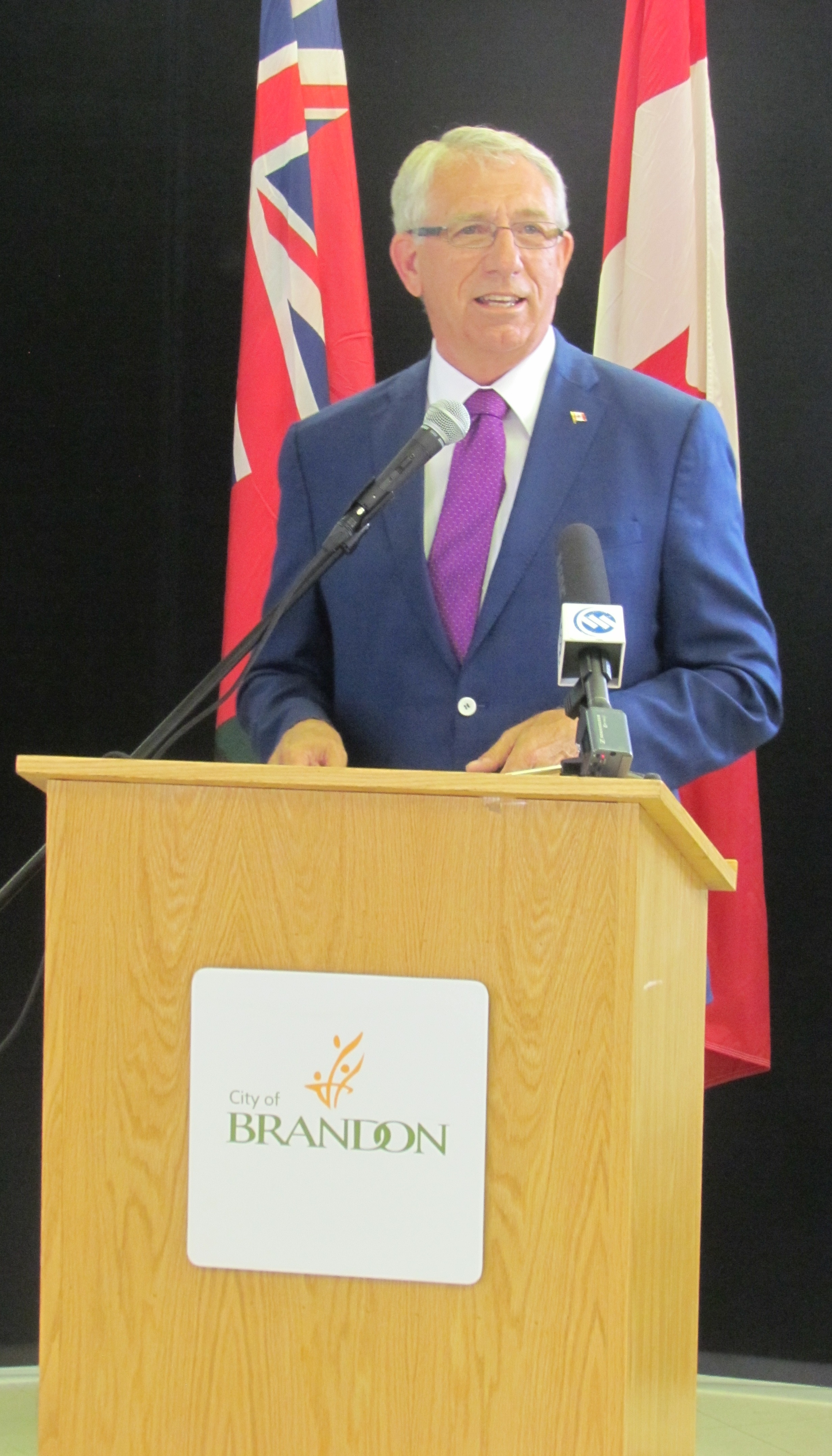 Le député de Brandon-Souris, Larry Maguire
