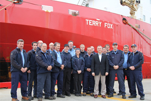 The crew of the CCGS Terry Fox