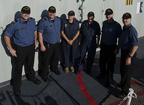 On November 14, 2014, six crew members of Her Majesty¿s Canadian Ship (HMCS) Toronto, Lieutenant (Navy) Samuel Gaudreault, Lieutenant (Navy) Daniel Willis, Master Corporal Shirley Jardine, Leading Seaman Jean-Francois Martineau, Corporal Jo Boivin and Able Seaman Chris Richards, responded to a fire and assisted in the evacuation of a building in Antalya, Turkey, during a port visit.