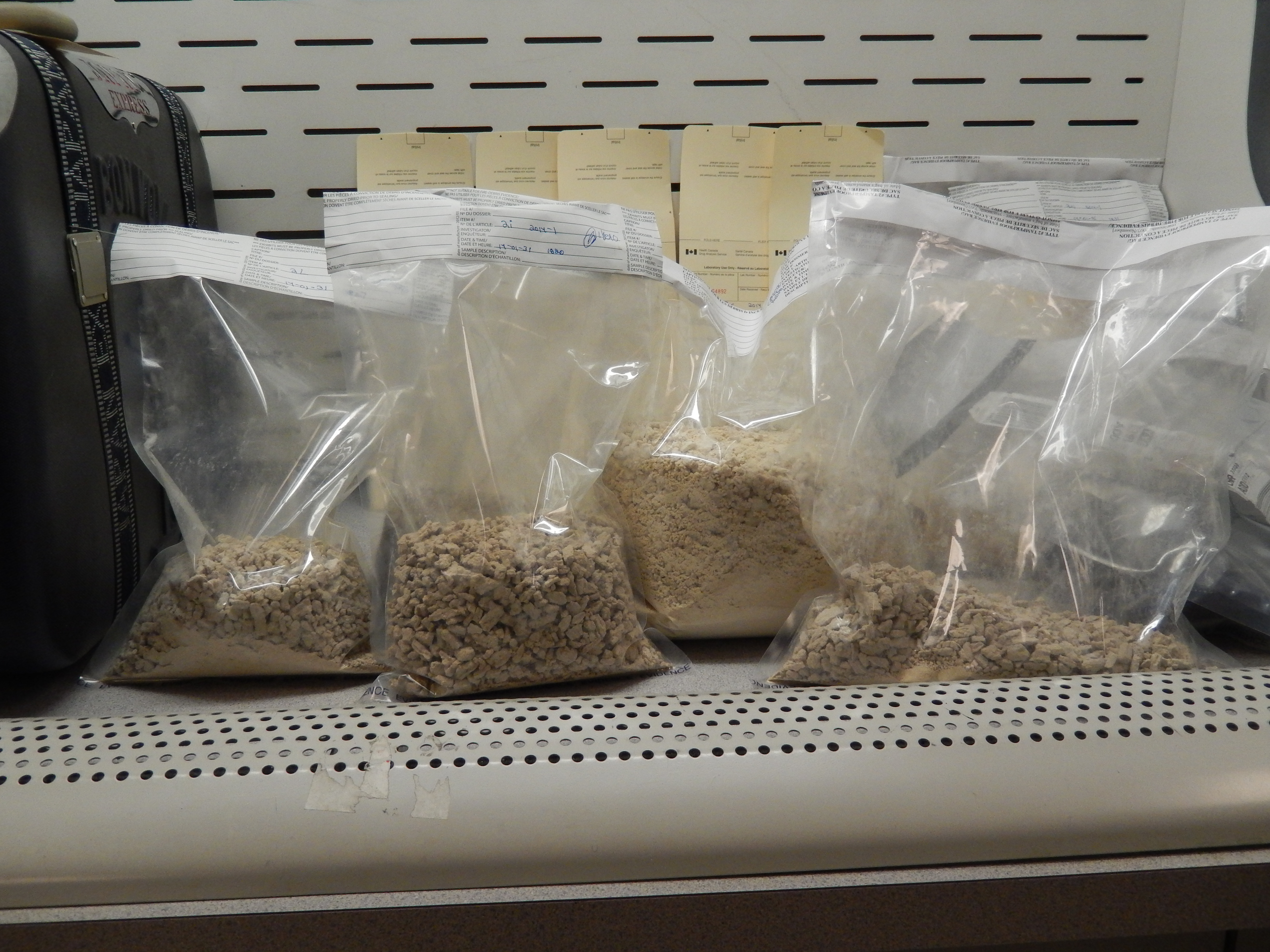6.7 kg of heroin seized in Calgary on January 31, 2014