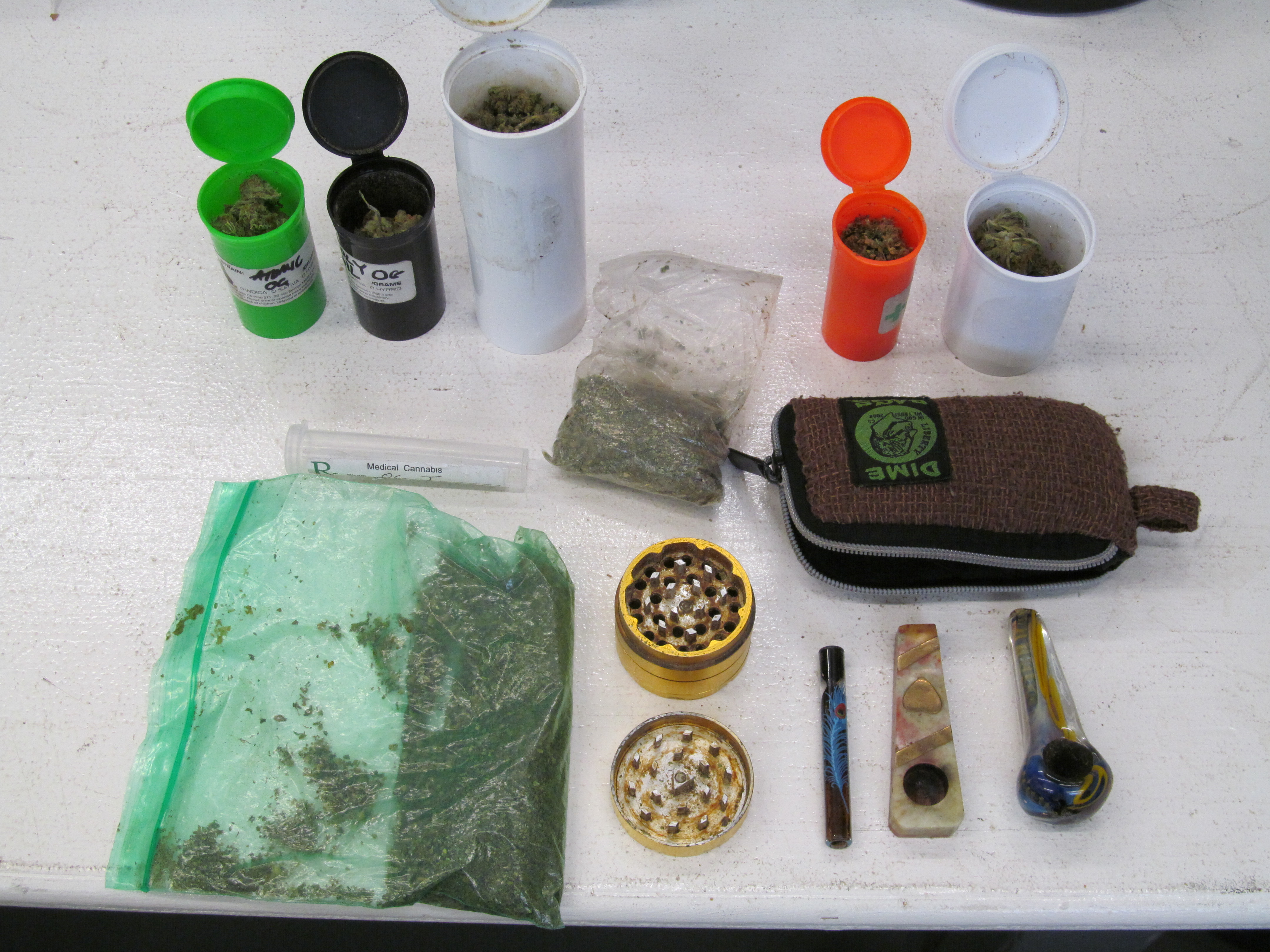 52 grams of marijuana seized at Boissevain on January 28, 2015