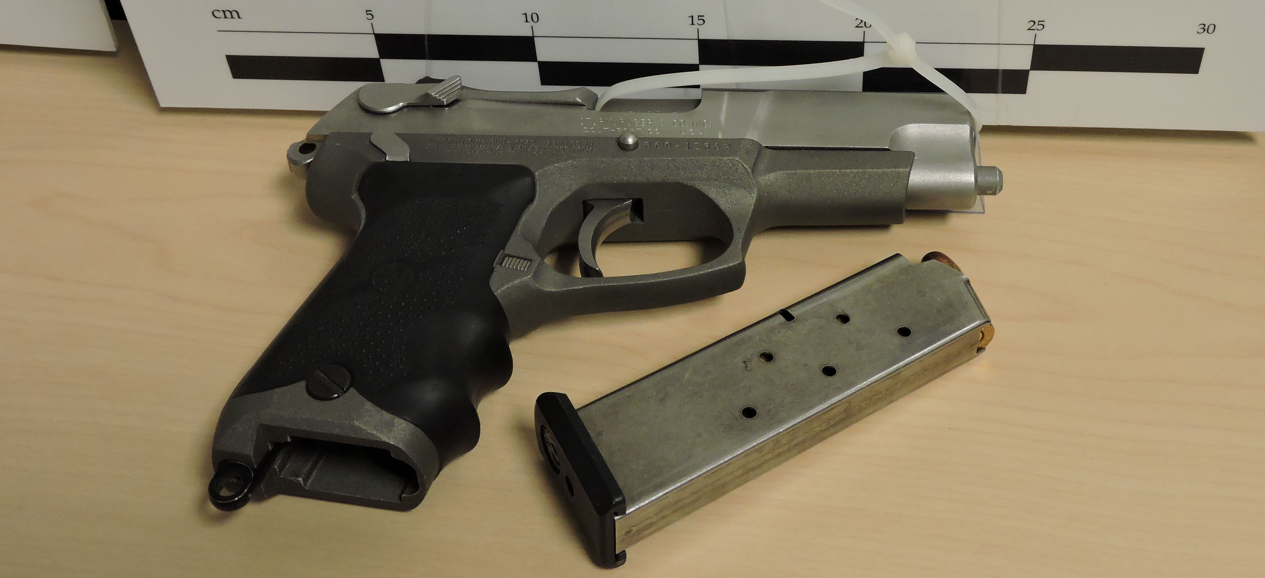 Firearm seized by CBSA officers at the Coutts port of entry on February 10, 2015.