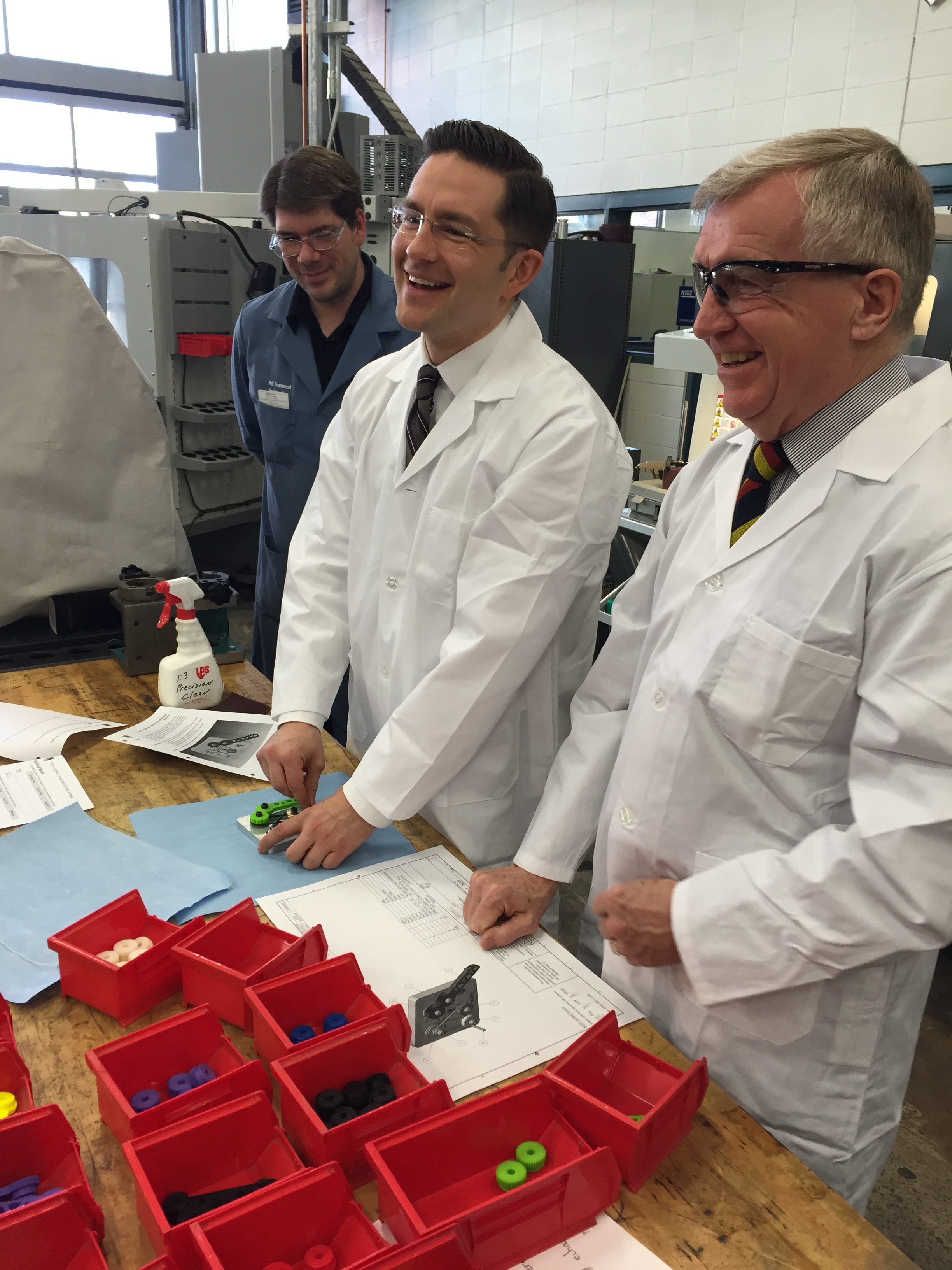 Minister Poilievre at NAIT where he congratulated first Canada Apprentice Loan recipients in Alberta

