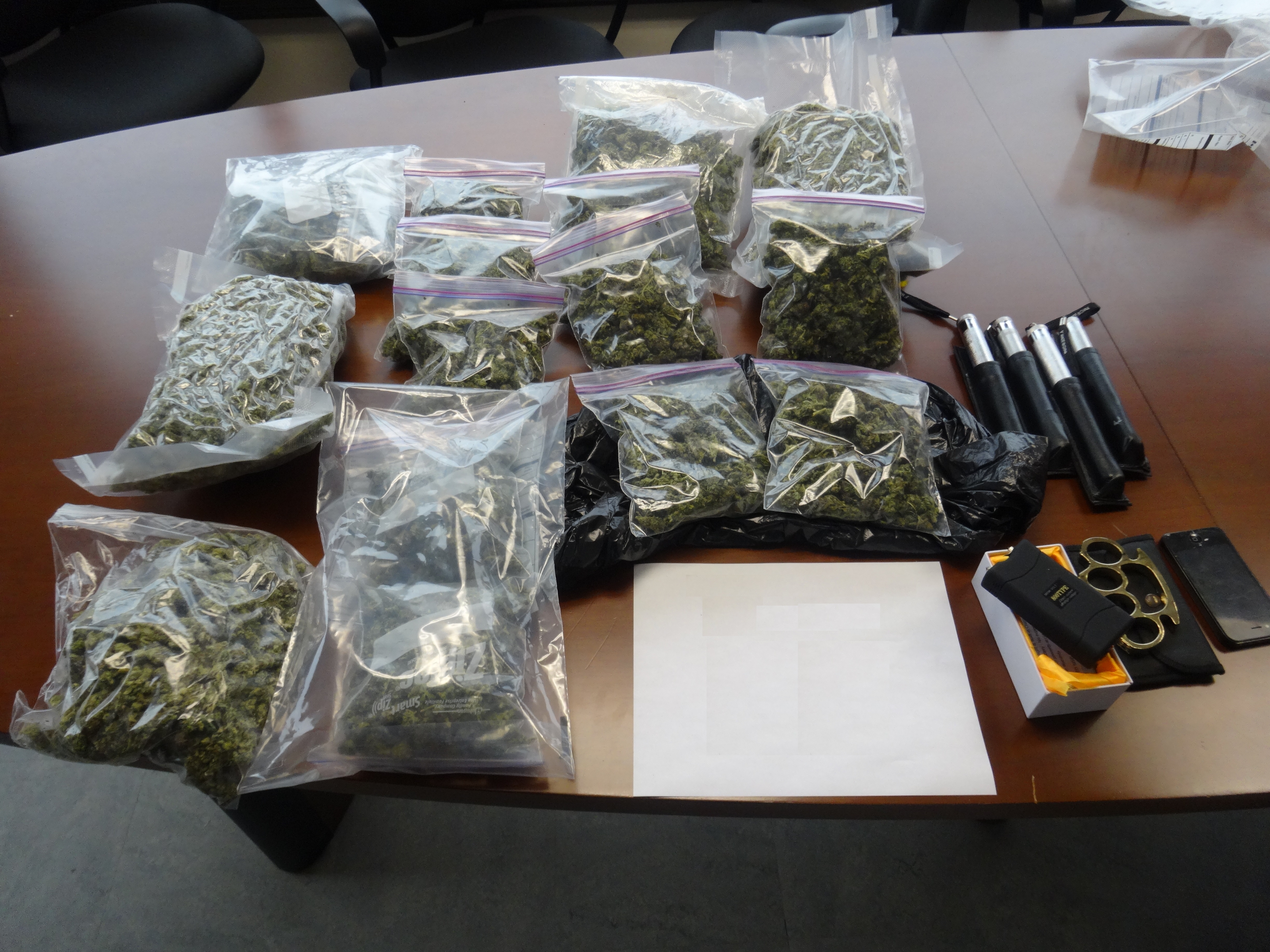 Prohibited weapons seized by the CBSA