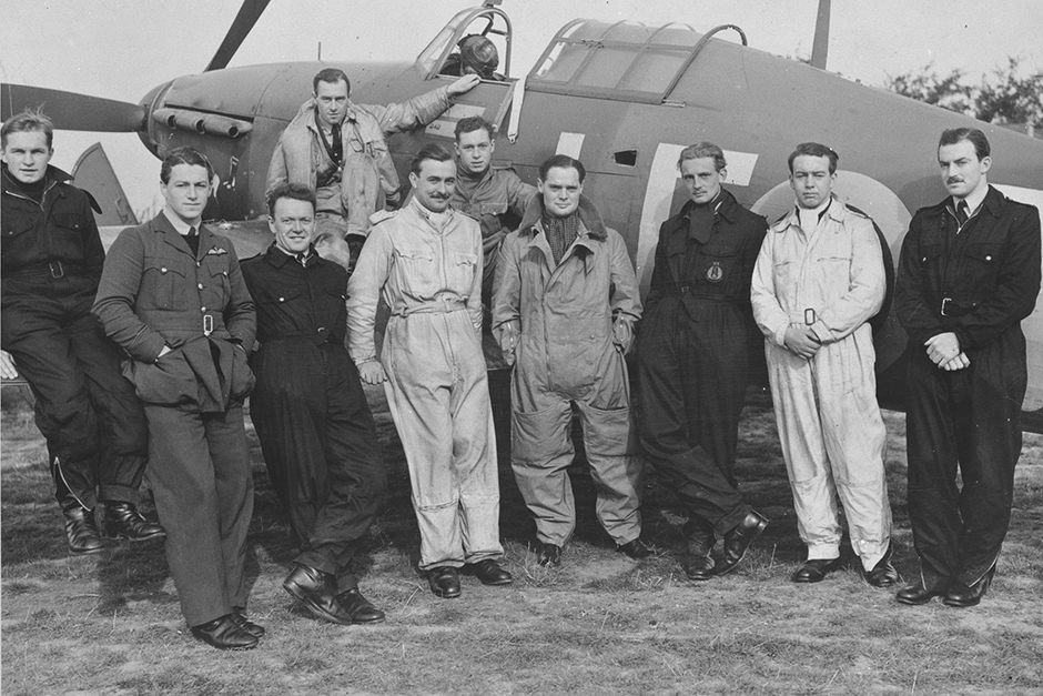 Battle of Britain photo. The famed No. 242 ¿Canadian¿ Squadron was a Royal Air Force squadron that ¿ initially ¿ included a large number of Canadians