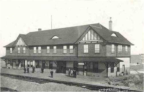 Title of the Image: Melville Railway Station
Source of the Image: Univ. of Saskatchewan Archives, Keith Ewart Photograph Collection, ca. 1910-19, In the Public Domain.
From: http://www.canada-rail.com/saskatchewan/m/melville.html
