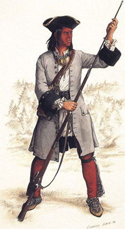 Image titled: Mi'kmaq Chief c. 1740 - Reconstitution by Francis Back.
Copyright:  Fortress Louisbourg [Parks Canada]
From: http://www.cmp-cpm.forces.gc.ca/dhh-dhp/pub/boo-bro/abo-aut/chapter-chapitre-02-eng.asp
