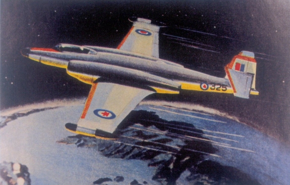 Image Titled: Avro CF-100 Mk 4b fighter-interceptor
Copyright: Canadian Military History Gateway ¿ Part of Department of National Defence
From: http://www.cmhg.gc.ca/cmh/image-636-eng.asp?page_id=726
