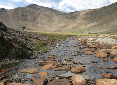 Image Titled: Kitjigattalik, Ramah Chert Quarries National Historic Site
From: Torngat Mountains Experiences 2015 Summer Brochure on Parks Canada Website
Copyright:  Parks Canada
From: http://www.pc.gc.ca/eng/pn-np/nl/torngats/visit.aspx (Click on First Link under Experiences to Discover titled: Visitor Program Guide Summer 2015 (pdf File) Image is on 2nd Page bottom left)
