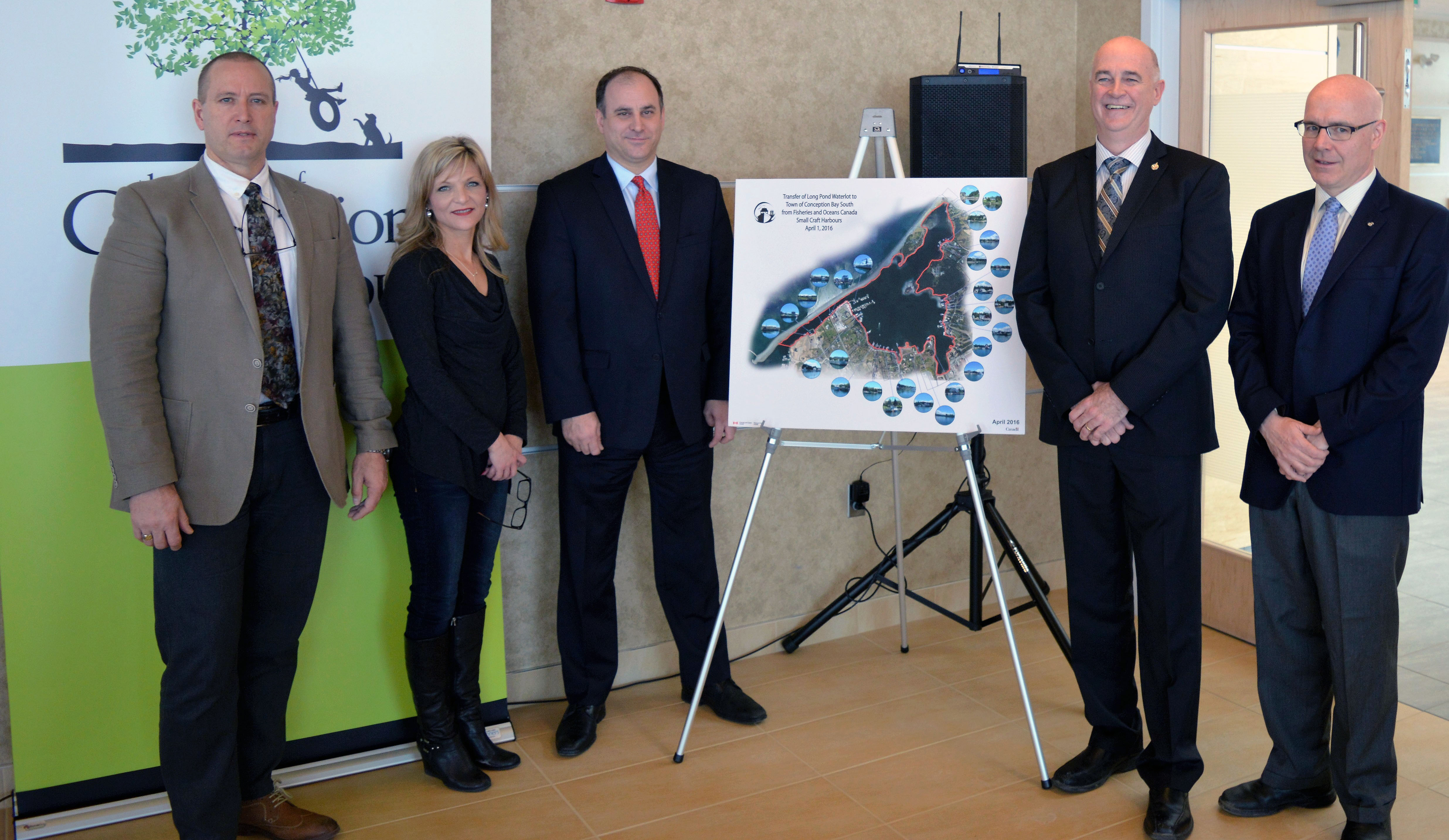 The Government of Canada announces transfer of Long Pond Harbour to the