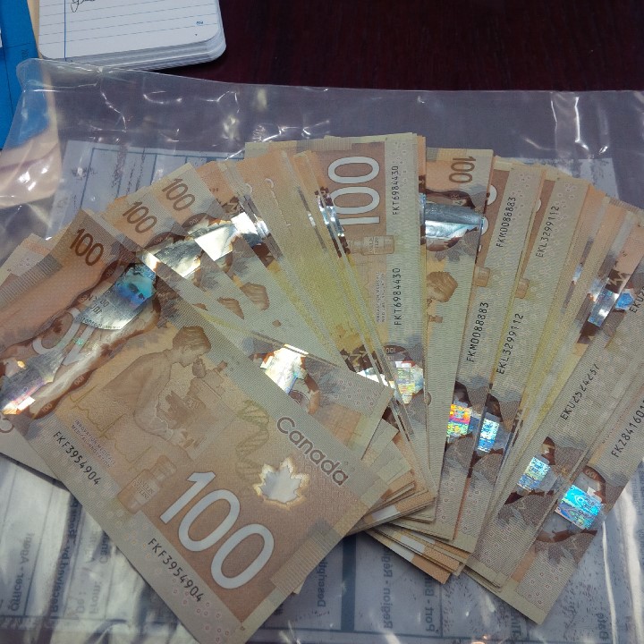 $70,000 in cash was seized