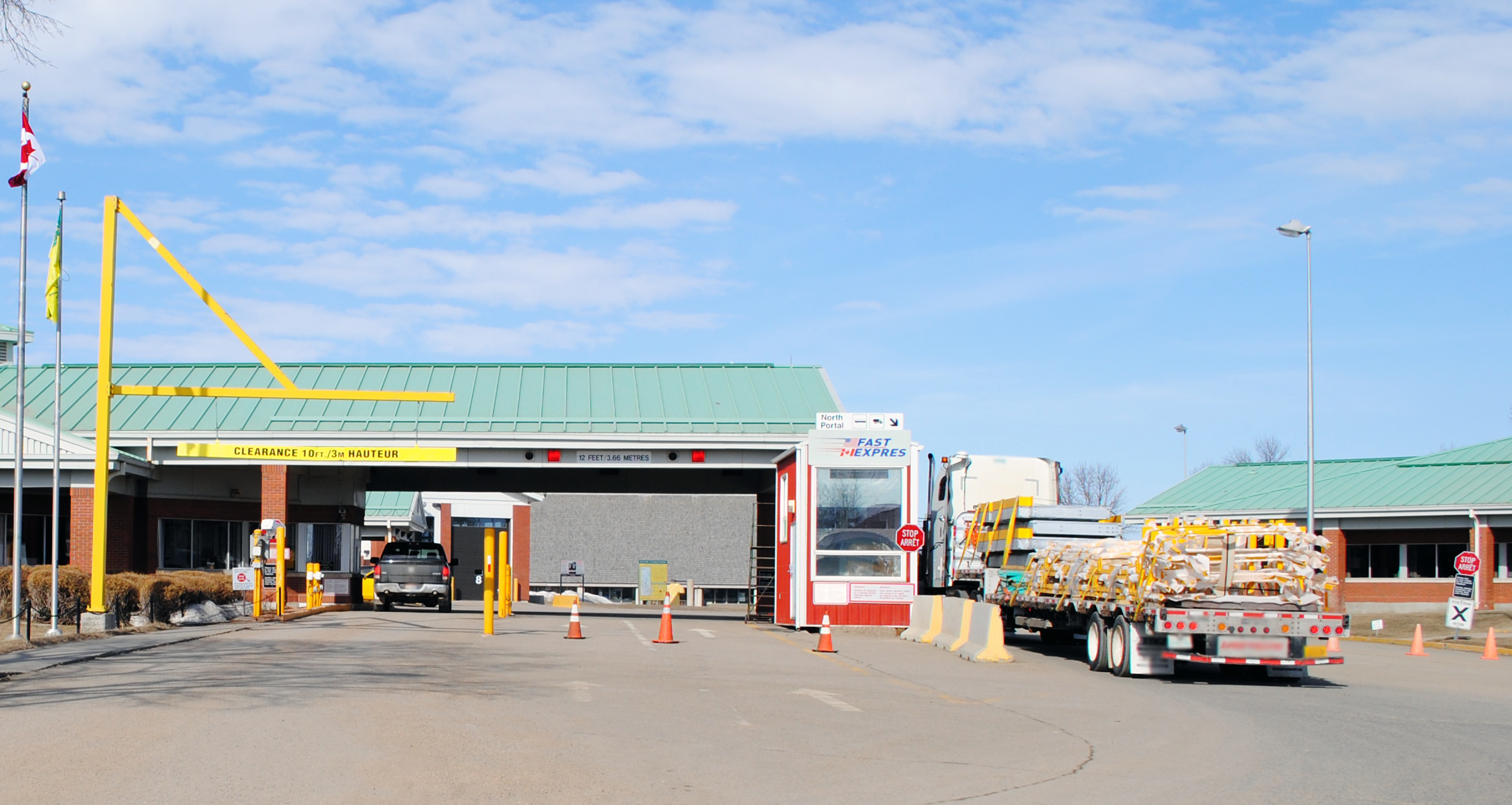 The North Portal border crossing.