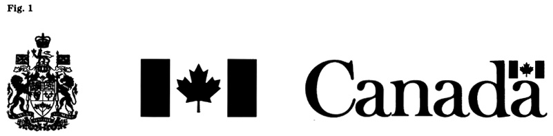 Figure 1 : Symboles -Armoiries, Symbole du drapeau, Mot-symbole « Canada »