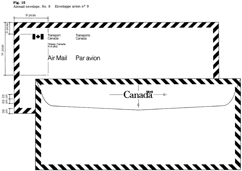 Figure 15: Airmail envelope, No. 9