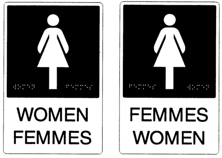Salle de toilettes pour femmes