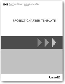 Project Chart Template cover page