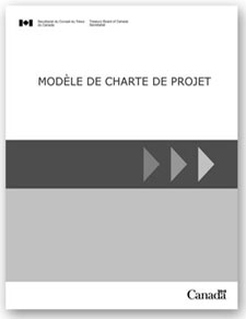 La page de couverture graphique du Modèle de charte de projet