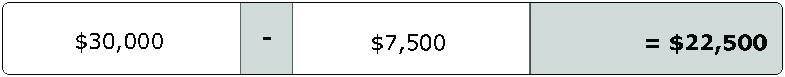 Image displaying the formula for this example. Text version below: