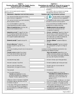 Snapshot of your Pension and Insurance Benefits Statement– Operational Service, Part 2. Text version below: