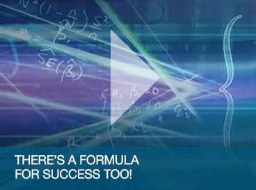 There's a formula for success too!