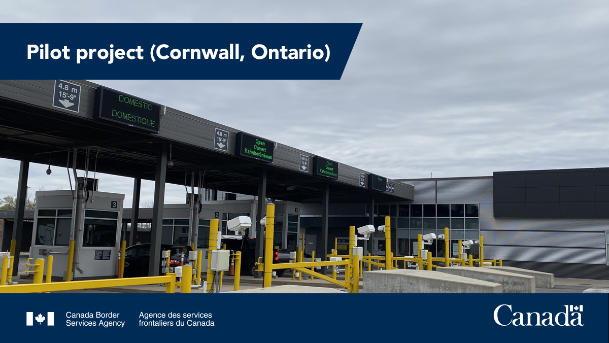 MCA and CBSA Announce Domestic Lane Pilot Project to Improve the