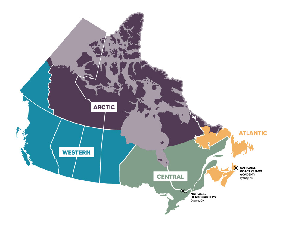 CCG regions map: image described below