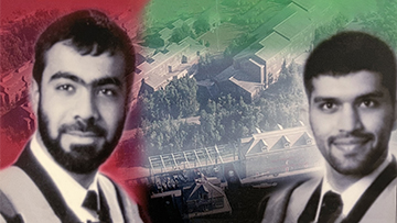 The first 2 Canadian Coast Guard College officer graduates from the United Arab Emirates in 2003.