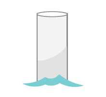 Bouée de natation de couleur blanche