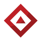 Balise de jour de bifurcation avec un triangle rouge, décrite ci-dessus